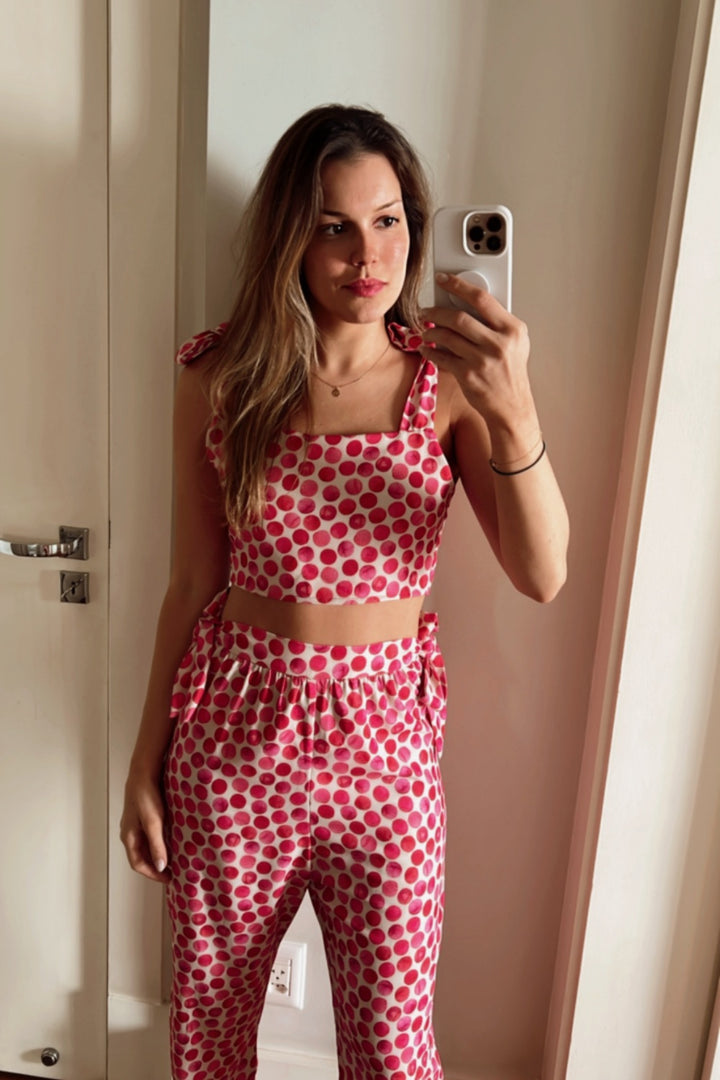 Conjunto Laço Poá Summer