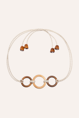 Cinto Argolas de Madeira