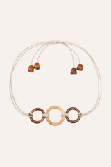 Cinto Argolas de Madeira