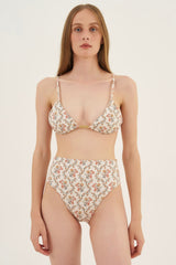 Top Cortininha Fixo Floral Dália