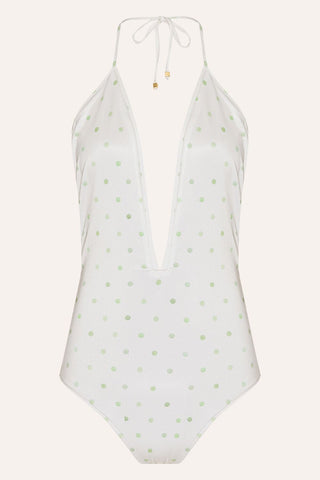 Maiô Decotado Mini Polka