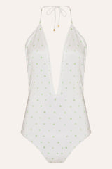 Maiô Decotado Mini Polka