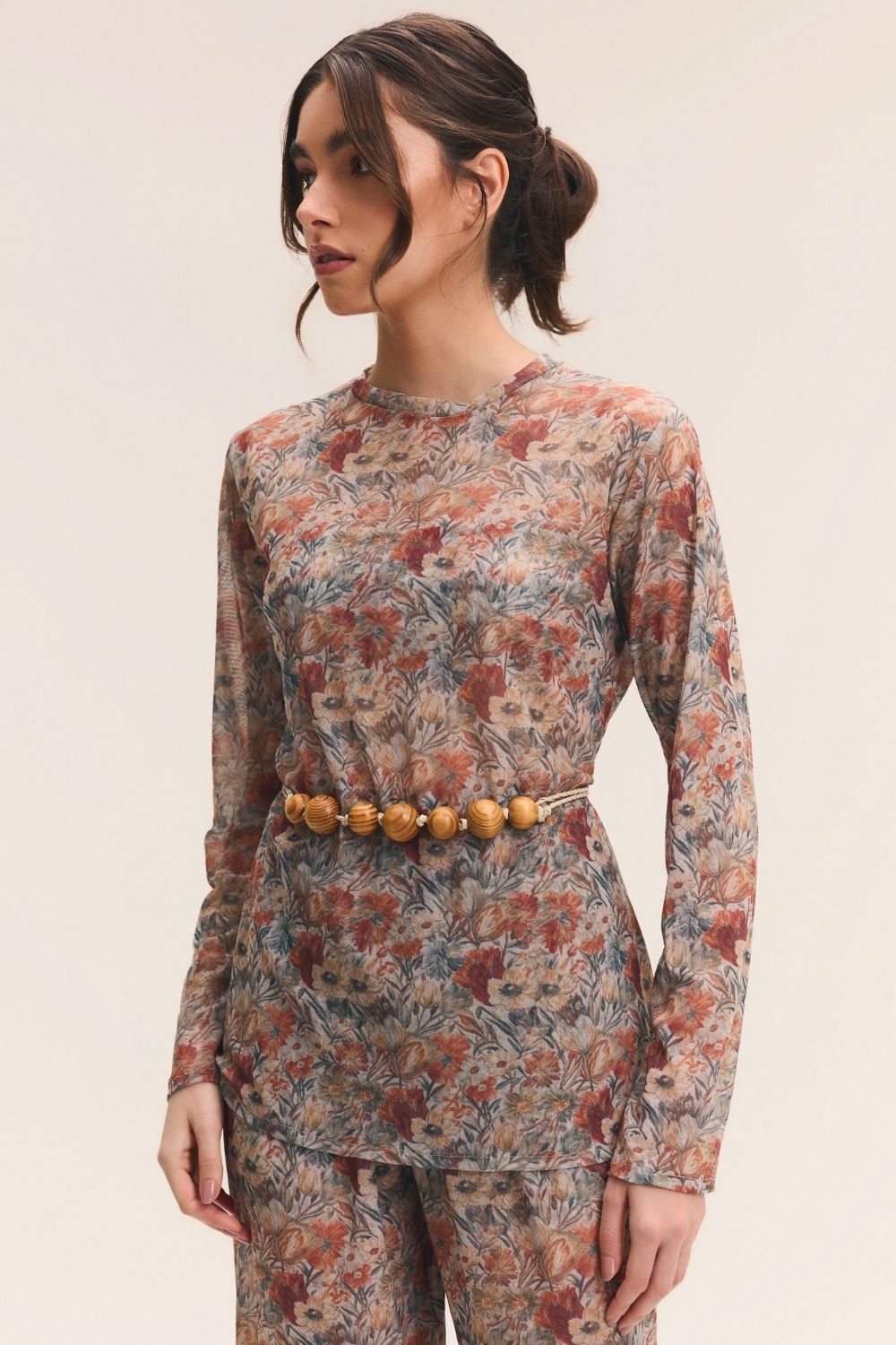 Blusa Tule Tapeçaria