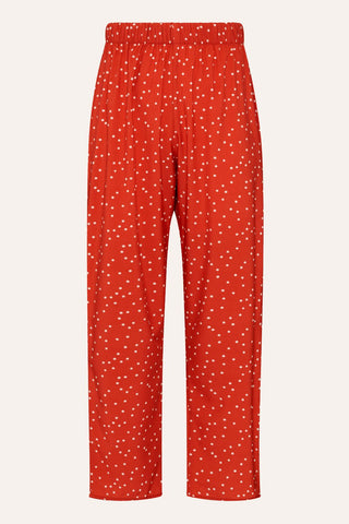 Calça Mini Poá Vermelha