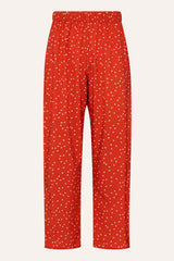 Calça Mini Poá Vermelha