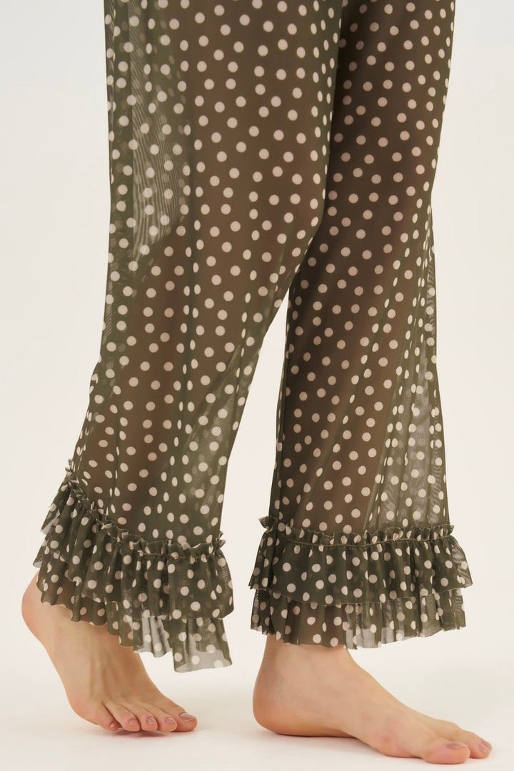 Calça Tule Poá Leaf