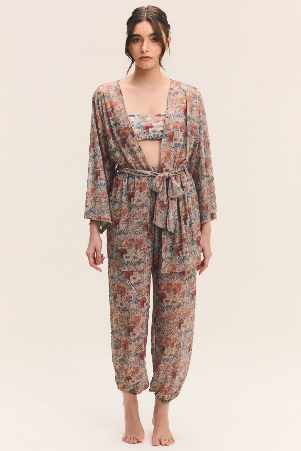 Kimono Tule Tapeçaria
