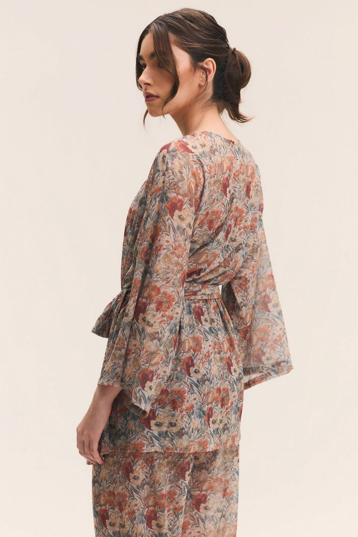 Kimono Tule Tapeçaria