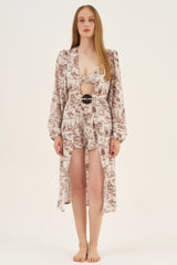 Conjunto Robe Toile de Jouy