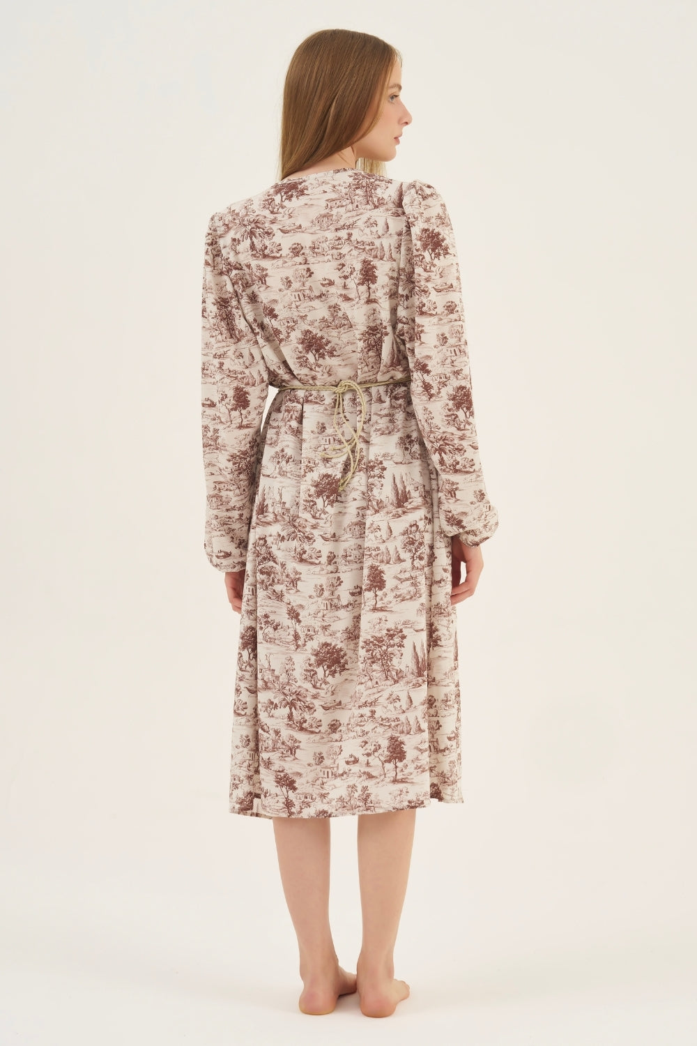 Conjunto Robe Toile de Jouy