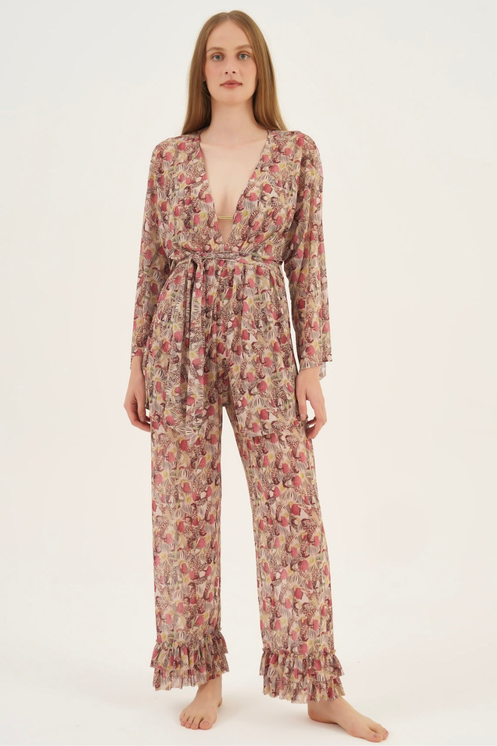Kimono Tule Orchid