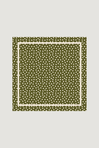 Lenço Petit Carré Poá Leaf