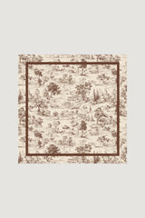 Lenço Petit Carré Toile de Jouy