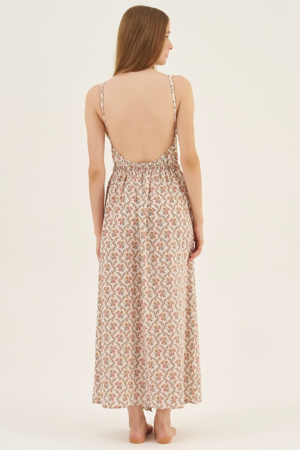 Saia Midi Floral Dália