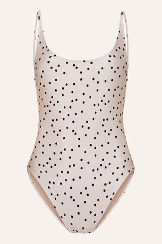 Maiô Basic Mini Poá Bege