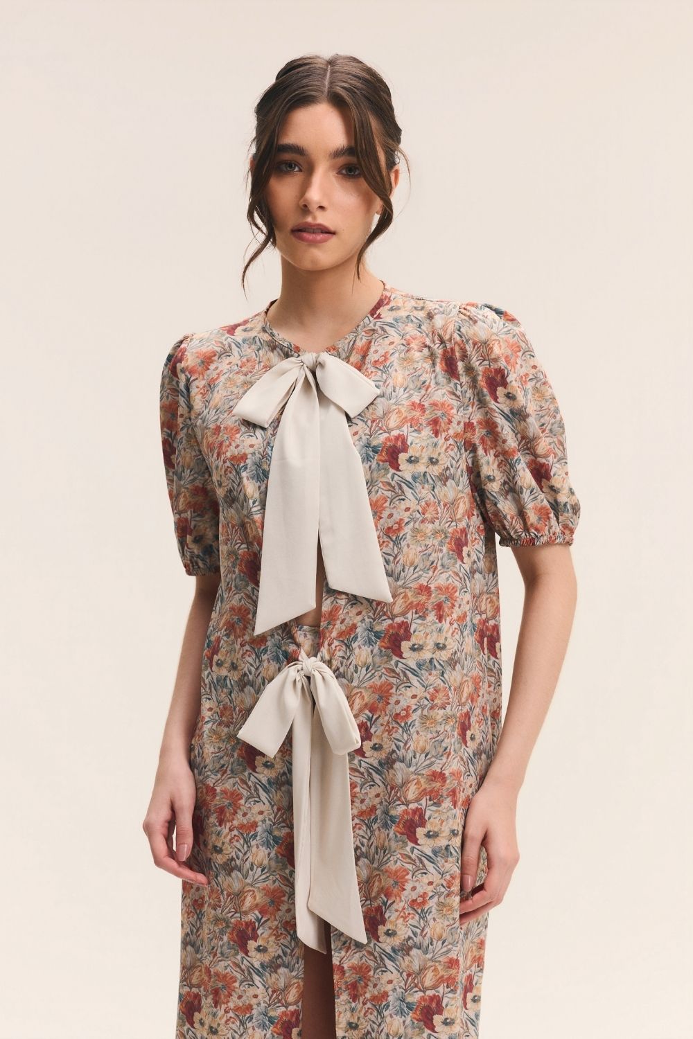 Robe Midi Bicolor Tapeçaria