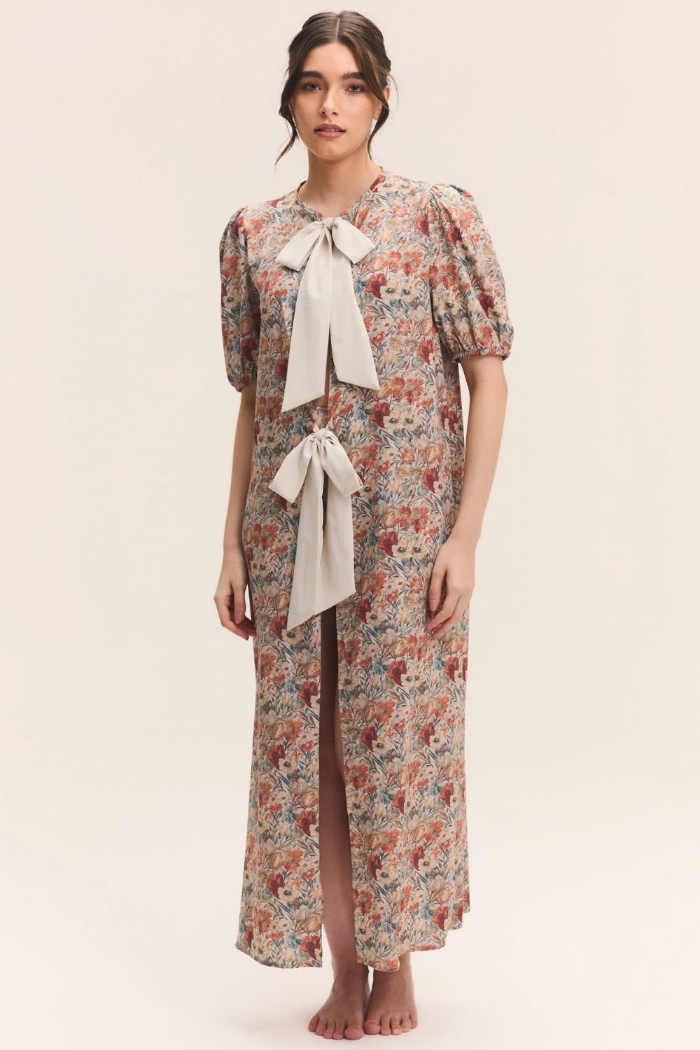 Robe Midi Bicolor Tapeçaria