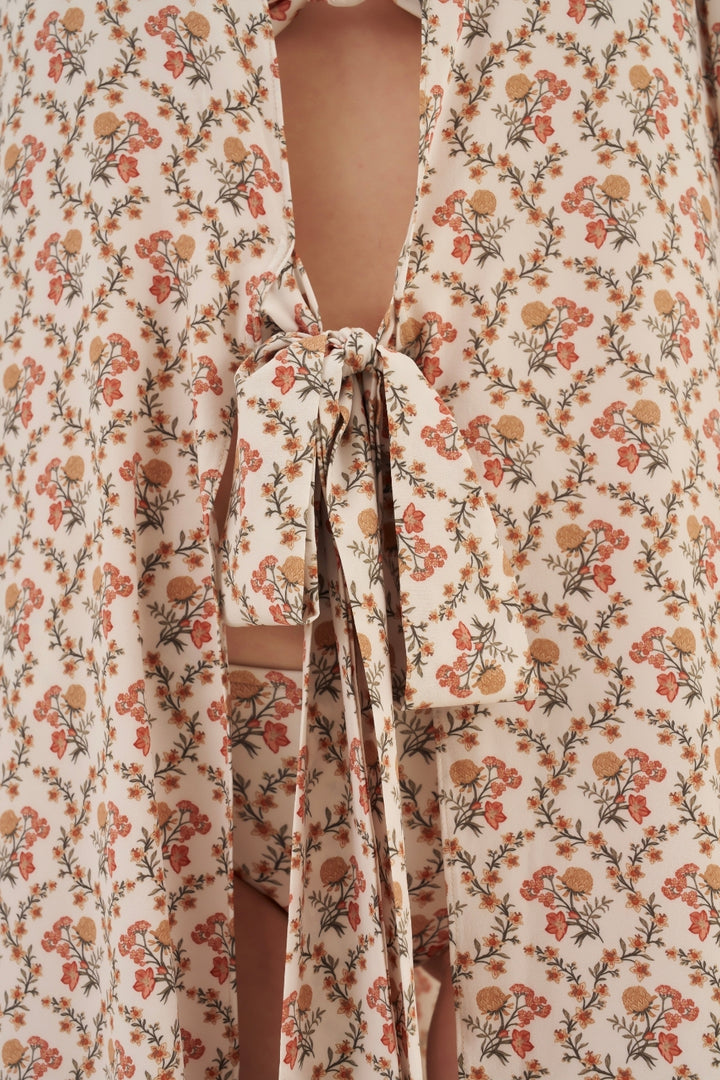 Robe Cover-up Floral Dália