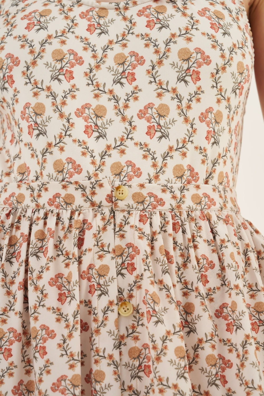 Saia Midi Floral Dália