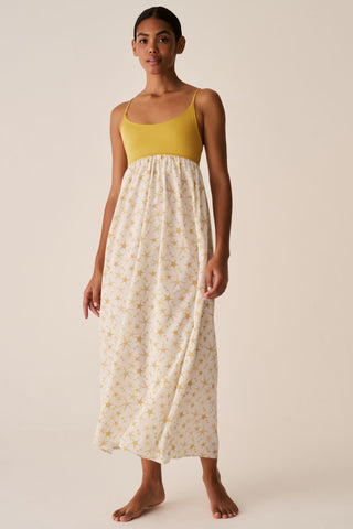 Vestido Bicolor Estrelas-do-Mar