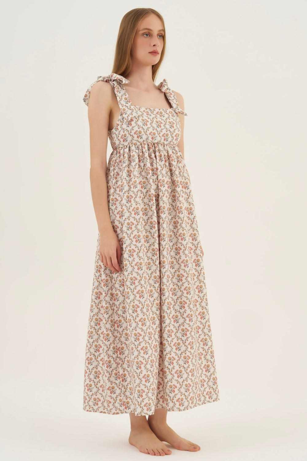 Vestido Laço Floral Dália