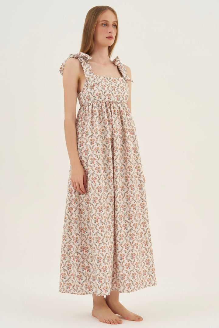 Vestido Laço Floral Dália