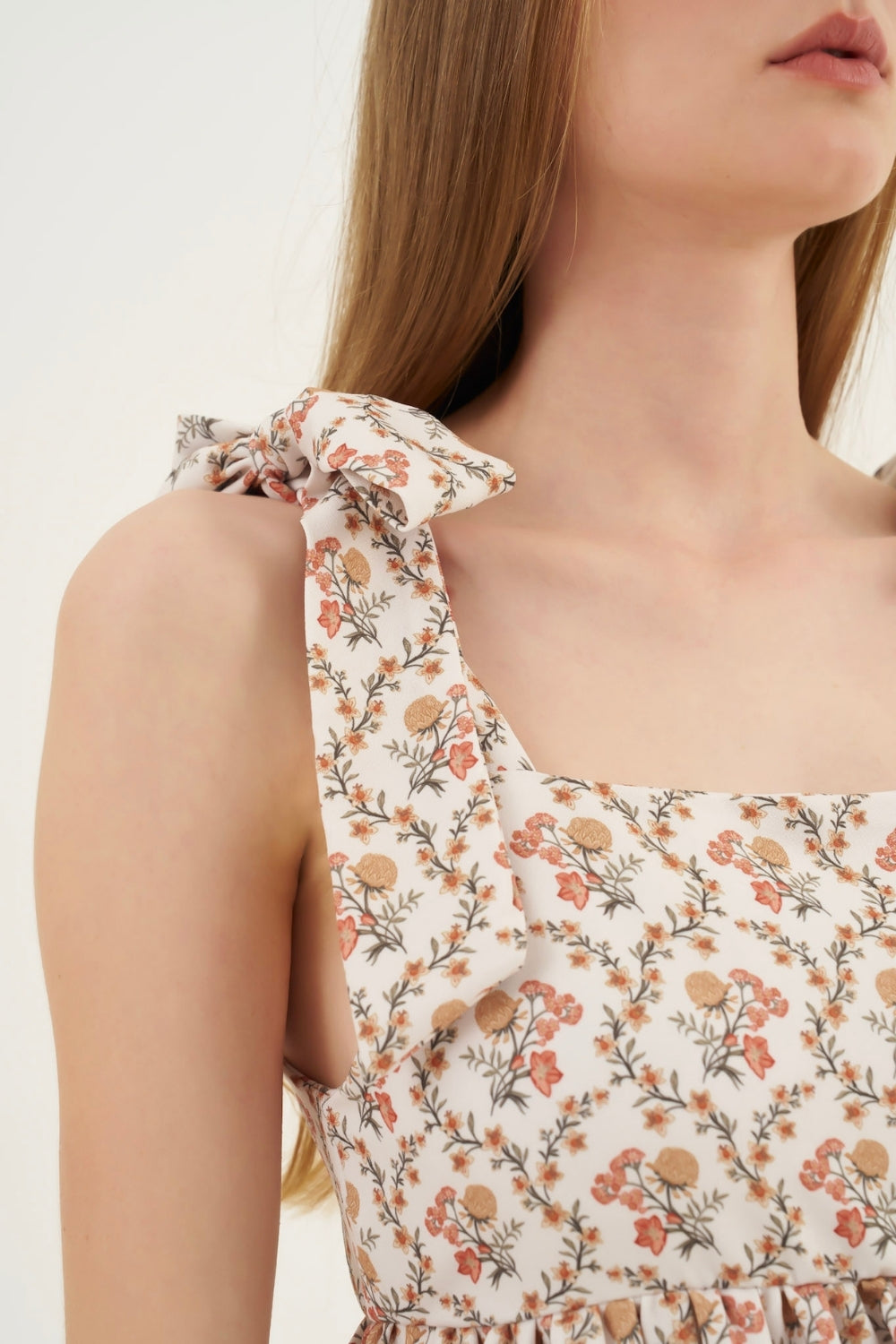 Vestido Laço Floral Dália