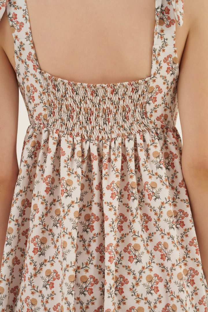 Vestido Laço Floral Dália