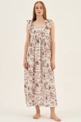 Vestido Laço Toile de Jouy