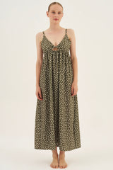 Vestido Nózinho Poá Leaf