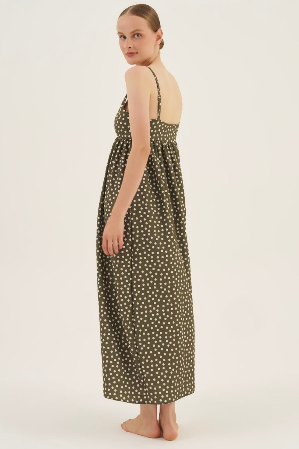 Vestido Nózinho Poá Leaf