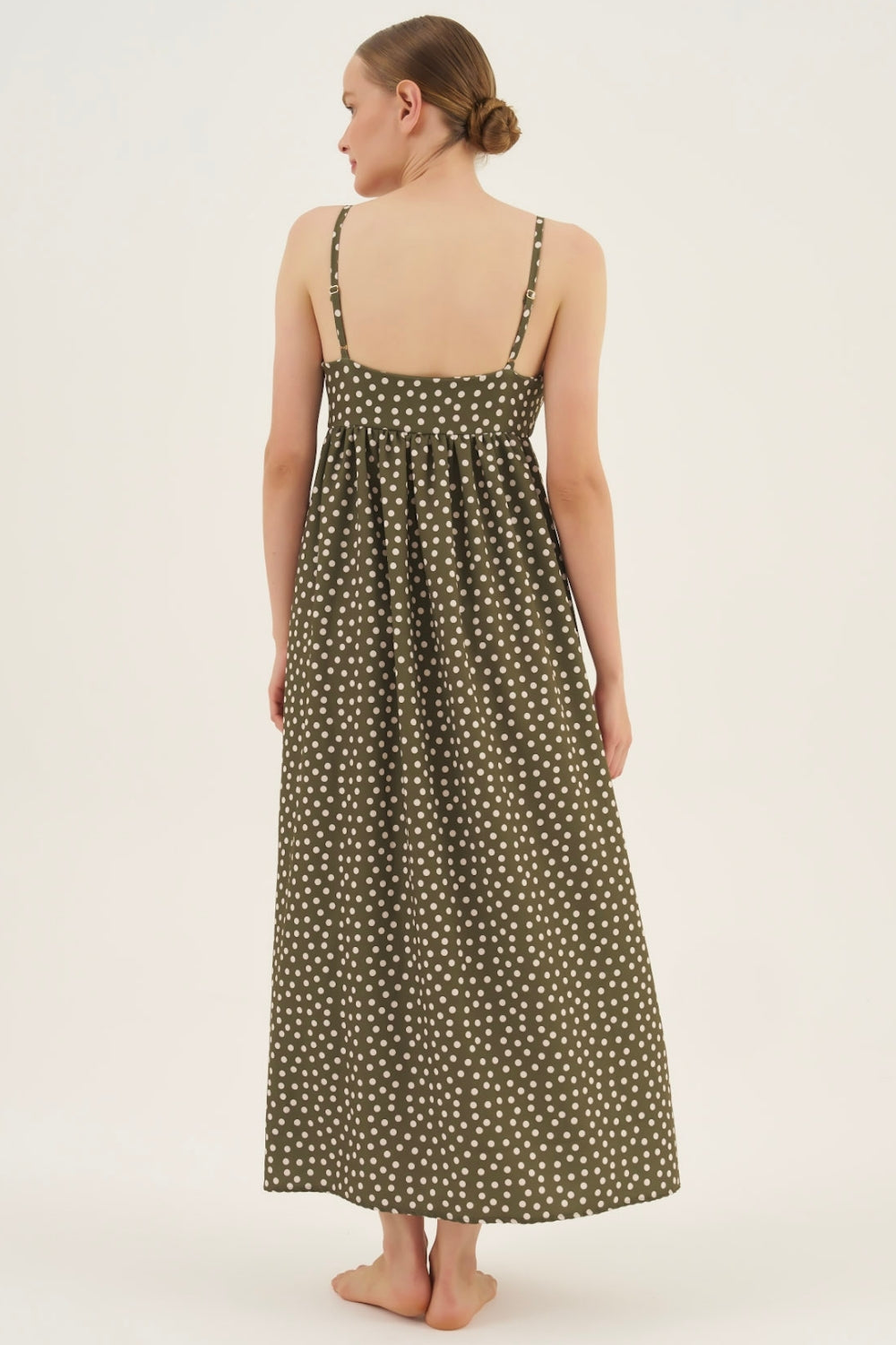 Vestido Nózinho Poá Leaf