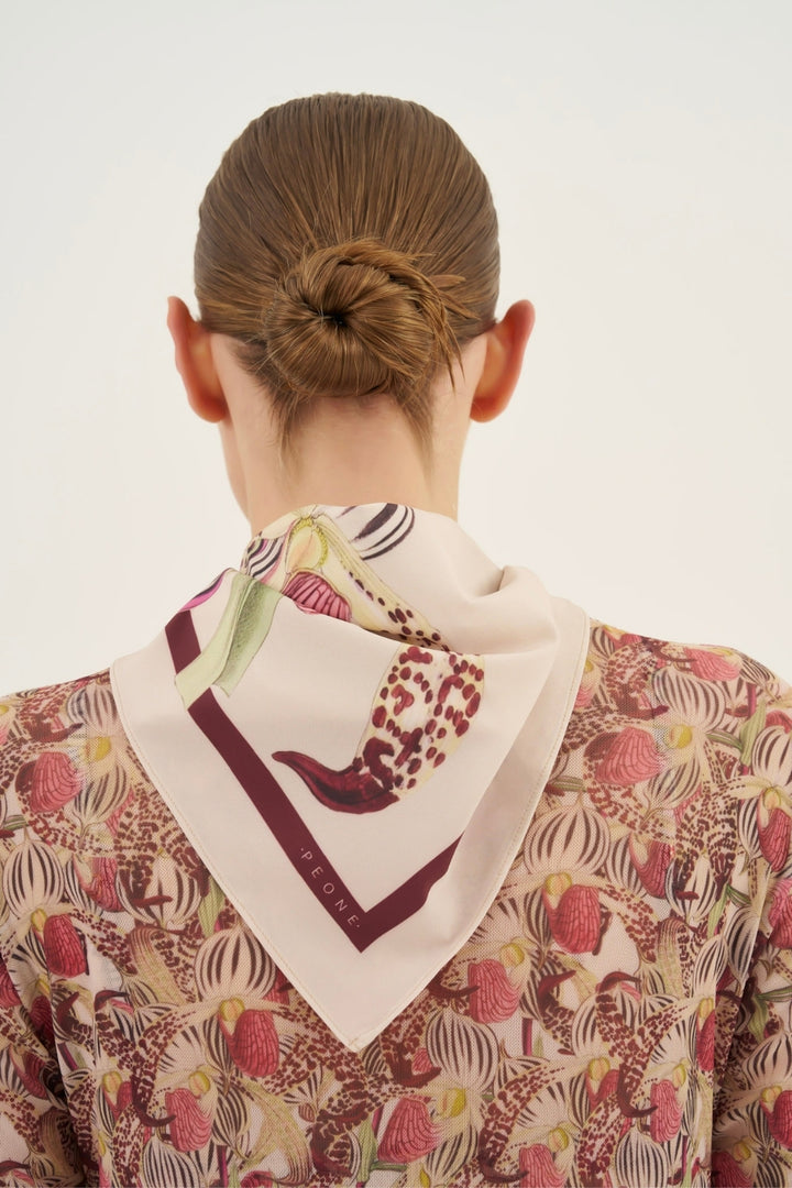 Lenço Petit Carré Orchid