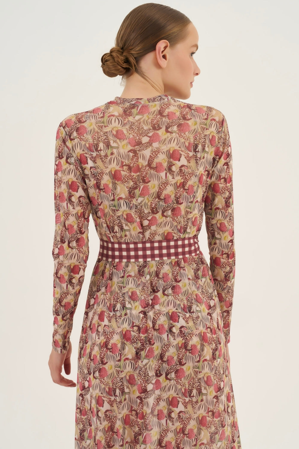 Lenço Twilly Vichy Uva