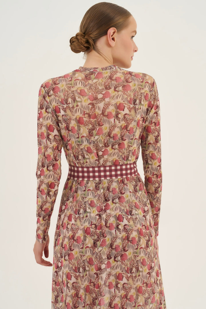 Lenço Twilly Vichy Uva