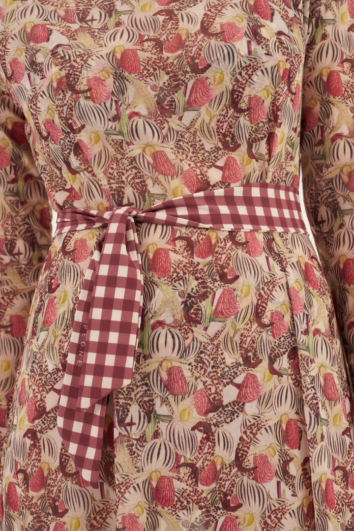 Lenço Twilly Vichy Uva