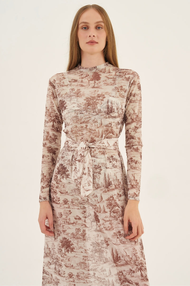 Lenço Twilly Toile de Jouy