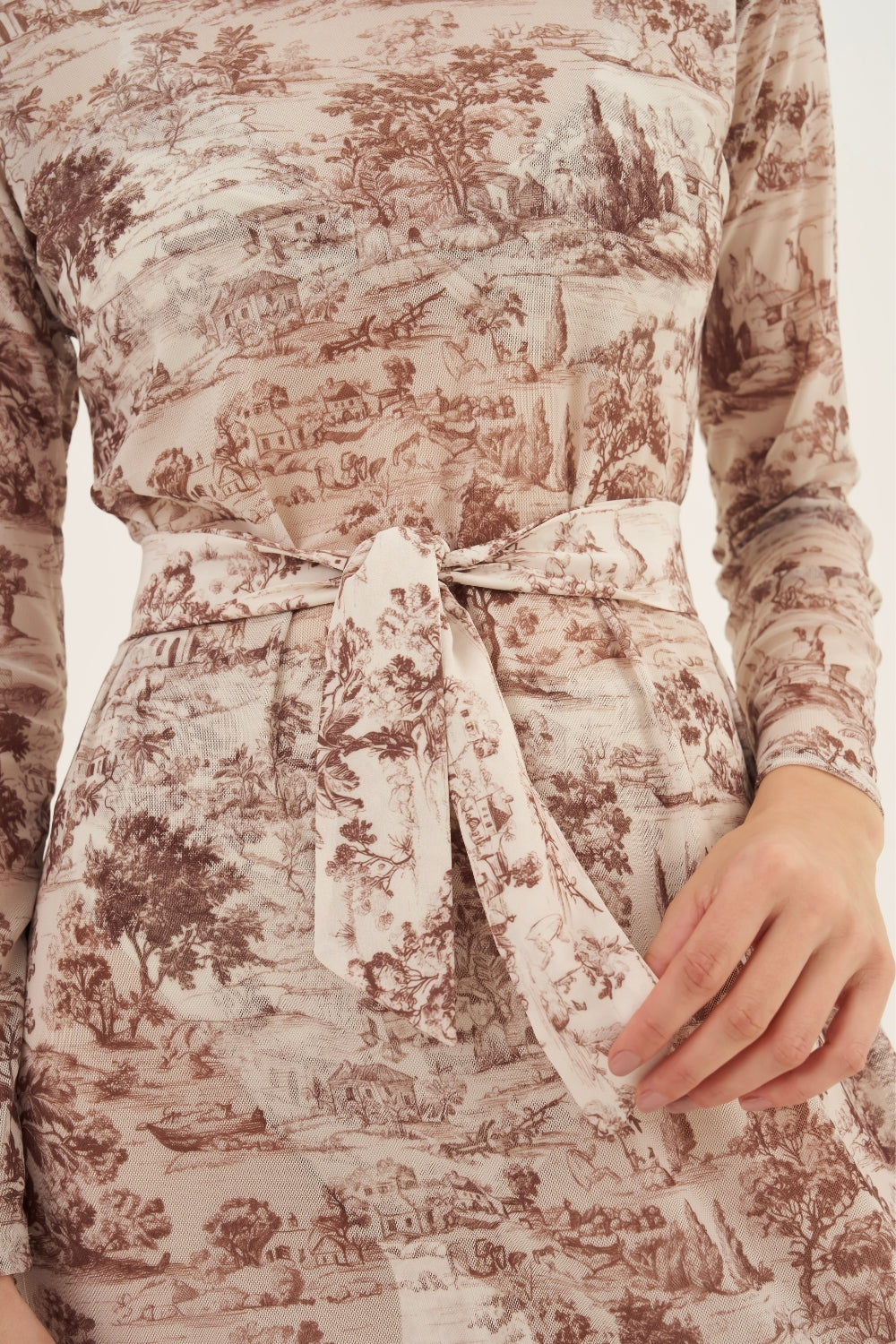 Lenço Twilly Toile de Jouy