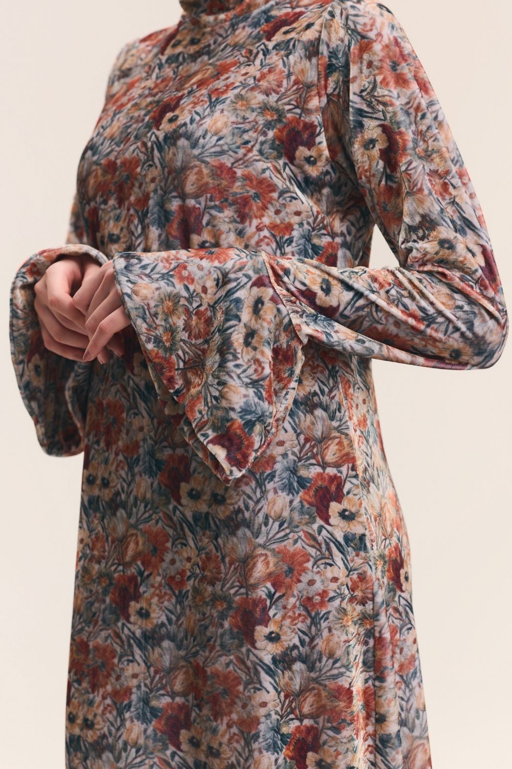 Vestido Veludo Tapeçaria