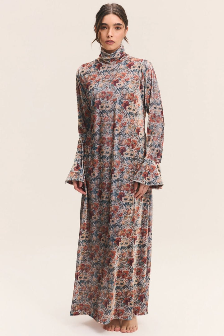 Vestido Veludo Tapeçaria
