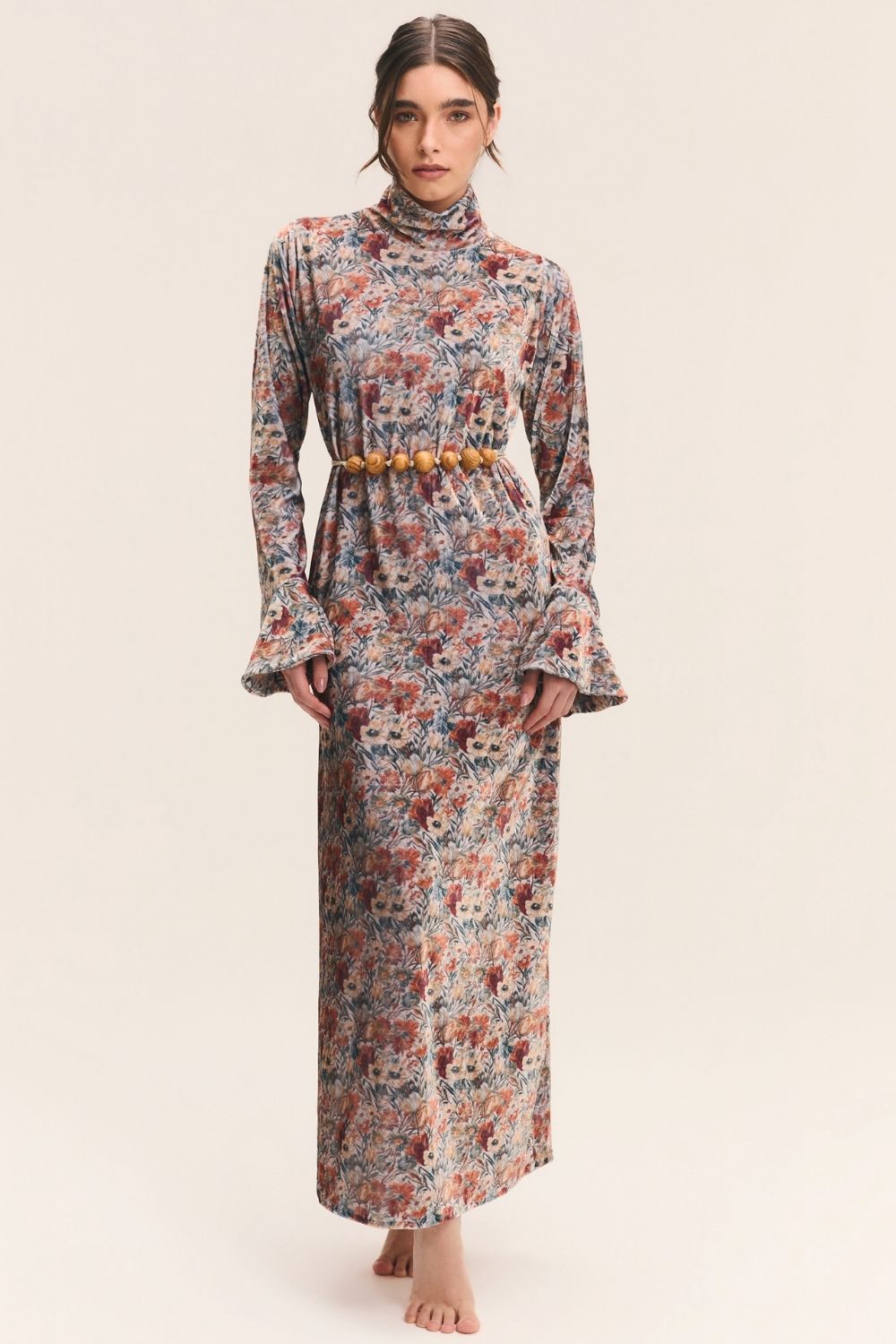 Vestido Veludo Tapeçaria