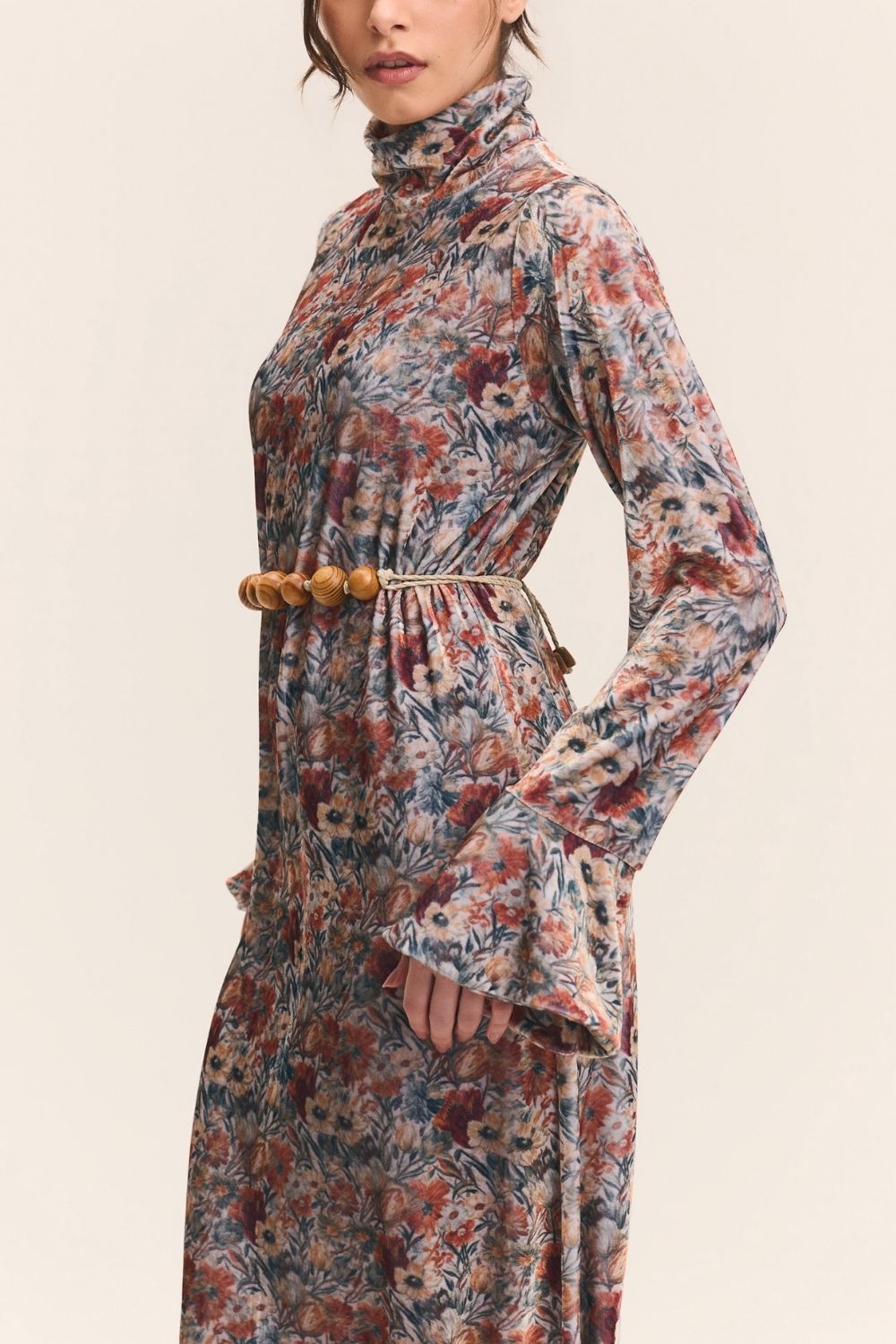 Vestido Veludo Tapeçaria