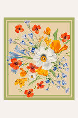 Lenço Panneau Poppy Bloom