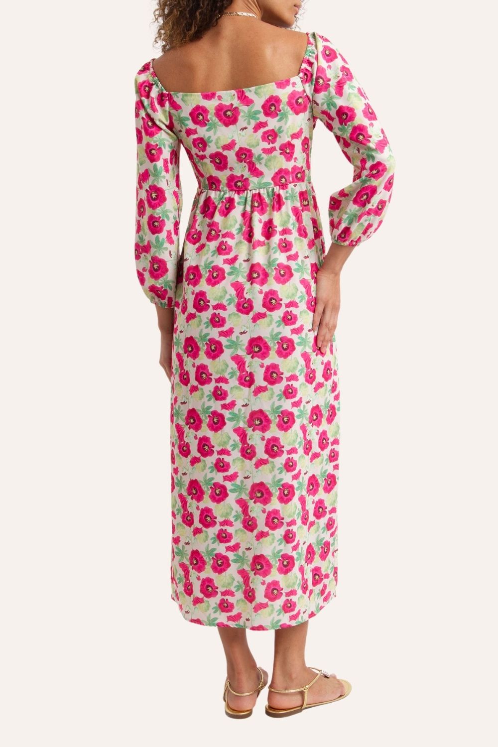 Vestido Midi Hibisco