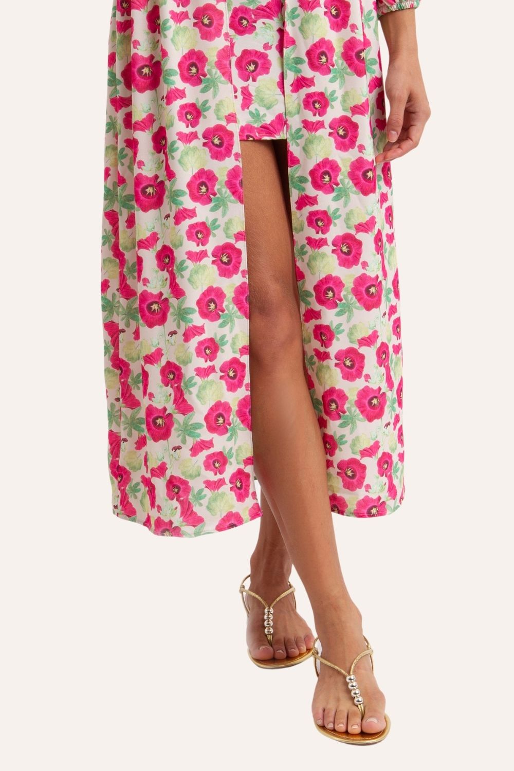 Vestido Midi Hibisco